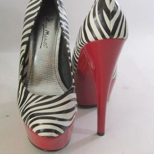 Zebra High Heels
